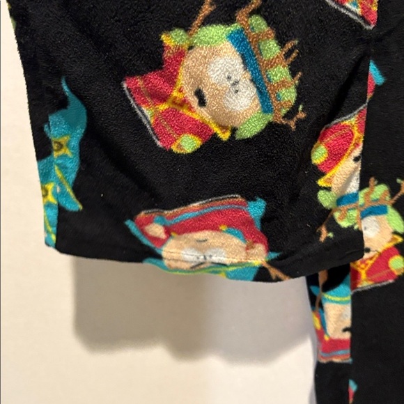 Southpark Men's Pajama Pants. Flannel. Black.  Size XL - Picture 5 of 11